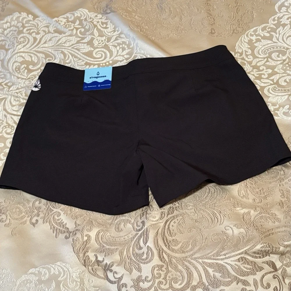 O'Rageous Juniors Swim Solid True‎ Board Short Caviar- Size L